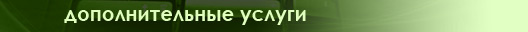 Дополнительные услуги